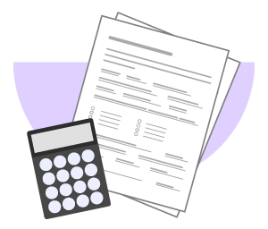 a calculator with an auto loan application to determine monthly payments
