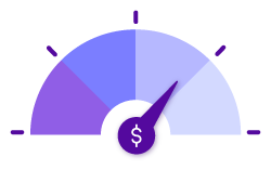 a fuel gauge showing a full tank of gas