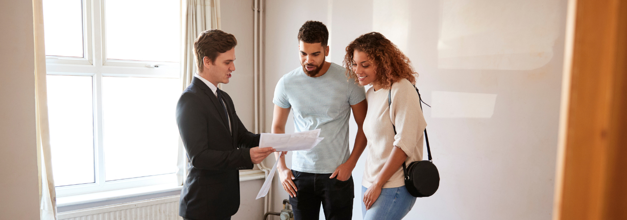 couple trying to buy their first home